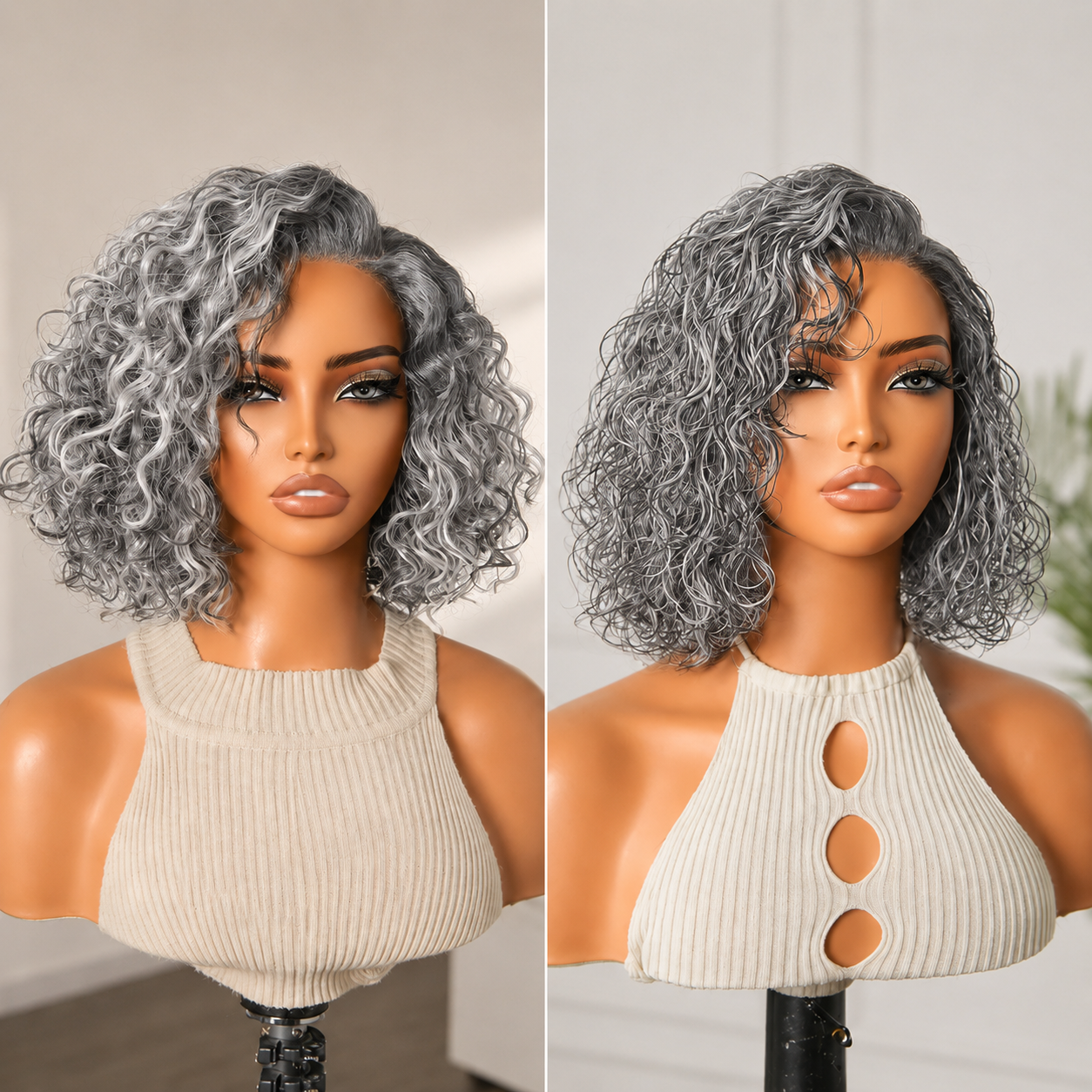 đ„Last Day: 79% OFFđ„Ready-to-Wear Glueless Curly Bob Wig