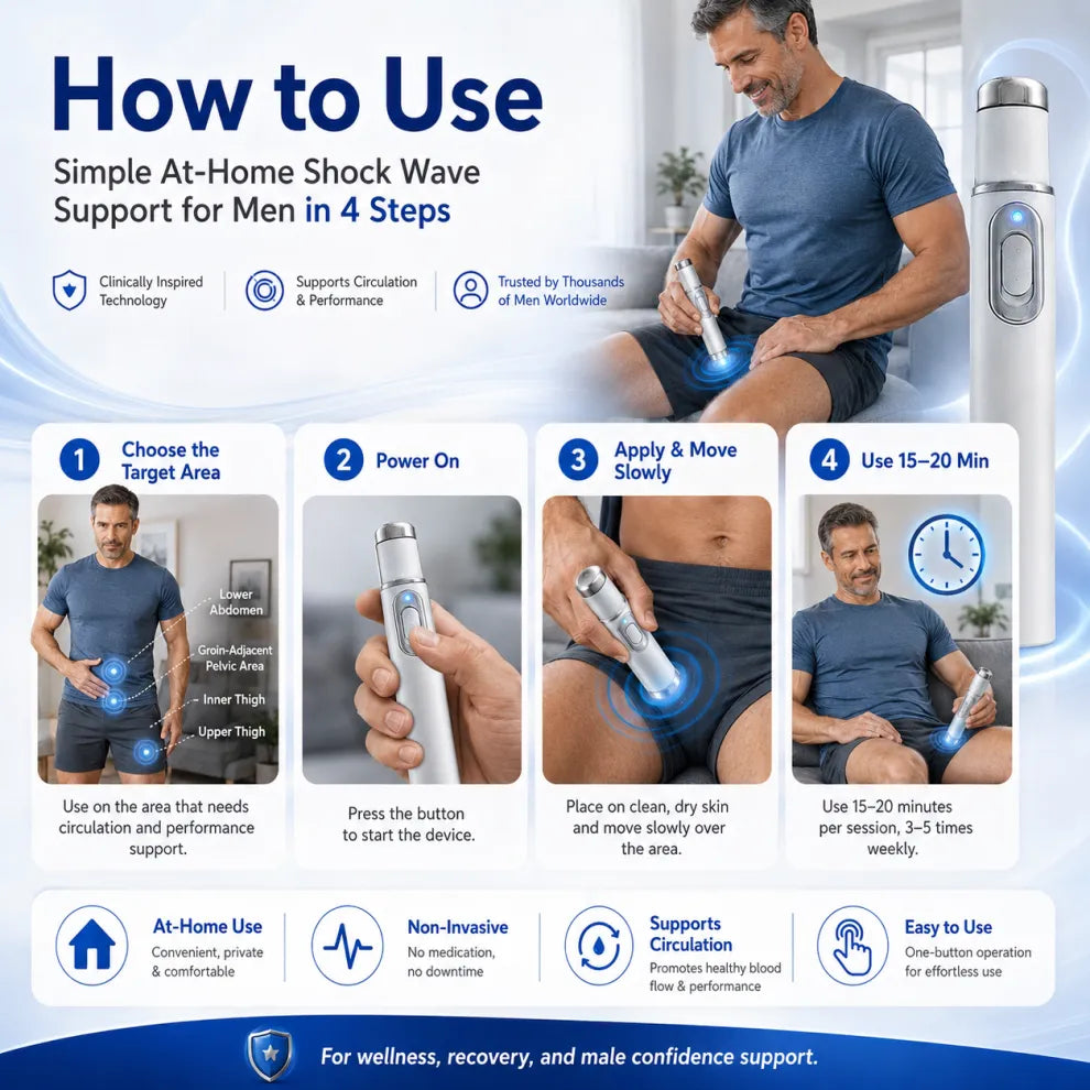 💥YAGOO®💥 Ultrasonic Shock Wave Therapy Massager