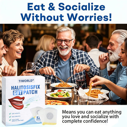 🔥Best Seller🔥Tiworld® HalitosisFix Gut Patch-Regulates intestinal flora and eliminates oral odor🎉Special limited-time discount