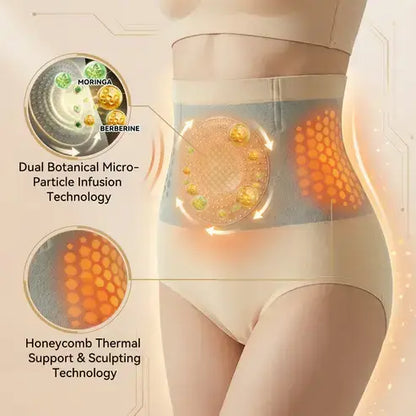 SEAGRIL® 𝐌𝐨𝐫𝐢𝐧𝐠𝐚 & 𝐁𝐞𝐫𝐛𝐞𝐫𝐢𝐧𝐞 4‑In‑1 Micro‑Particle Sculpting & Fat‑Burn Shorts