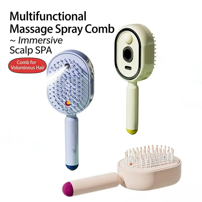 SEAGRIL® Electric Spray Air Cushion Massage Comb