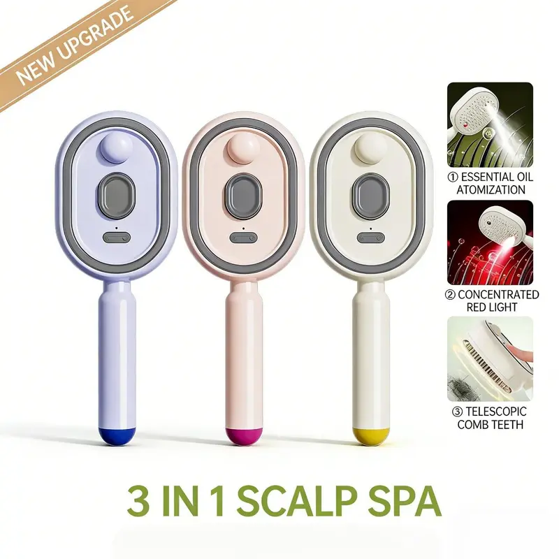 SEAGRIL® Electric Spray Air Cushion Massage Comb