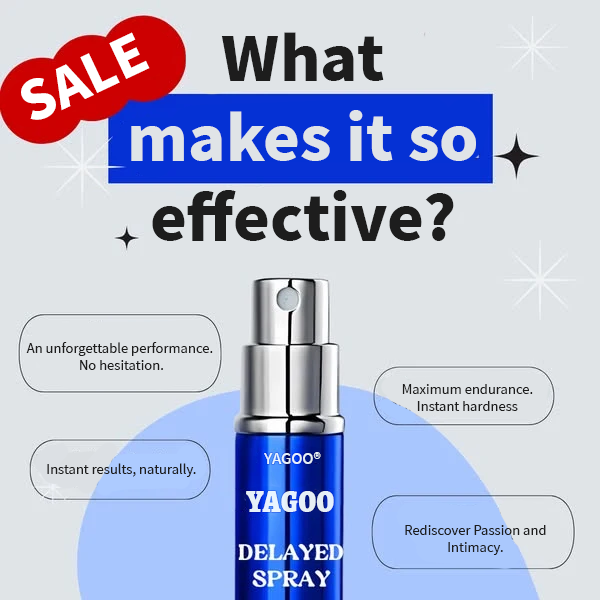 ⚡YAGOO® delayed spray | An erection lasts all night. In just 3 minutes.🔋