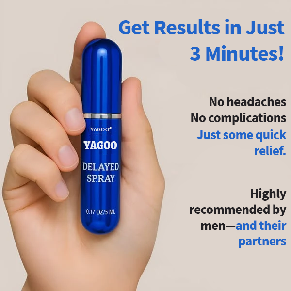 ⚡YAGOO® delayed spray | An erection lasts all night. In just 3 minutes.🔋