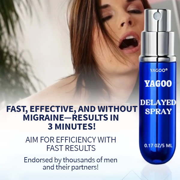 ⚡YAGOO® delayed spray | An erection lasts all night. In just 3 minutes.🔋