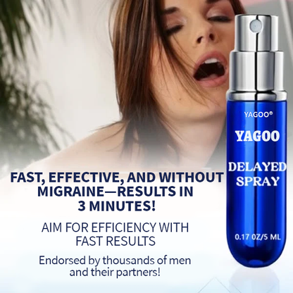 ⚡YAGOO® delayed spray | An erection lasts all night. In just 3 minutes.🔋