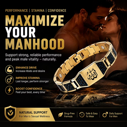 ✨🔥Men's Strength & Vitality Bracelet💯🎂Upgrade Your Energy, Style, and Confidence