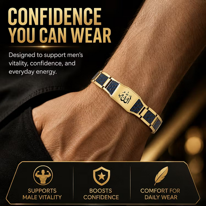✨🔥Men's Strength & Vitality Bracelet💯🎂Upgrade Your Energy, Style, and Confidence