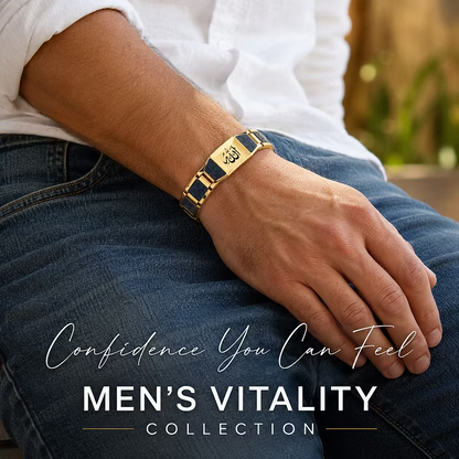 ✨🔥Men's Strength & Vitality Bracelet💯🎂Upgrade Your Energy, Style, and Confidence