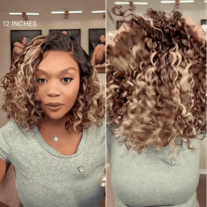 🔥Last Day: 79% OFF🔥Ready-to-Wear Glueless Curly Bob Wig