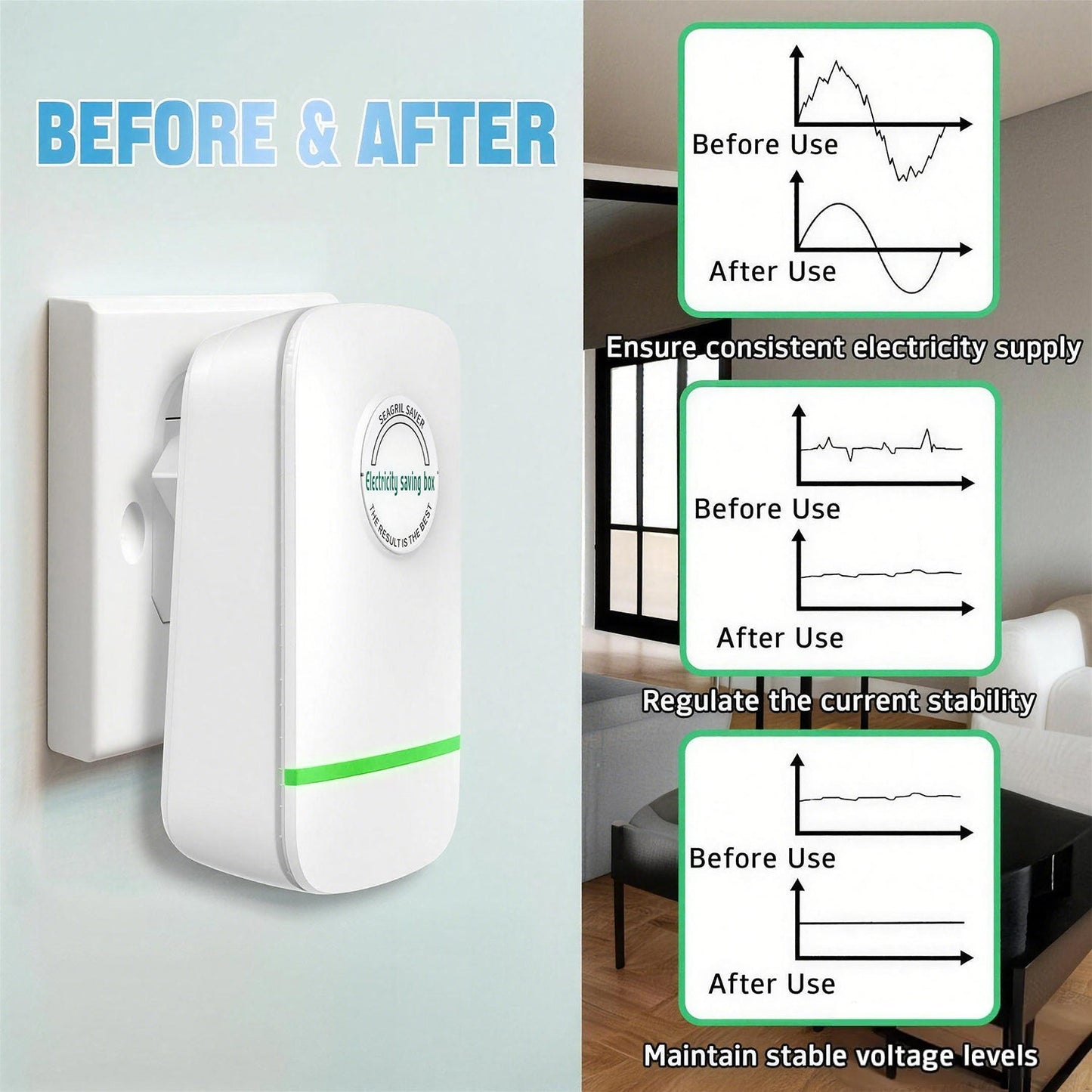 🔥Energy Saver Plug-In Power Box with US Plug 2026 Updated Design