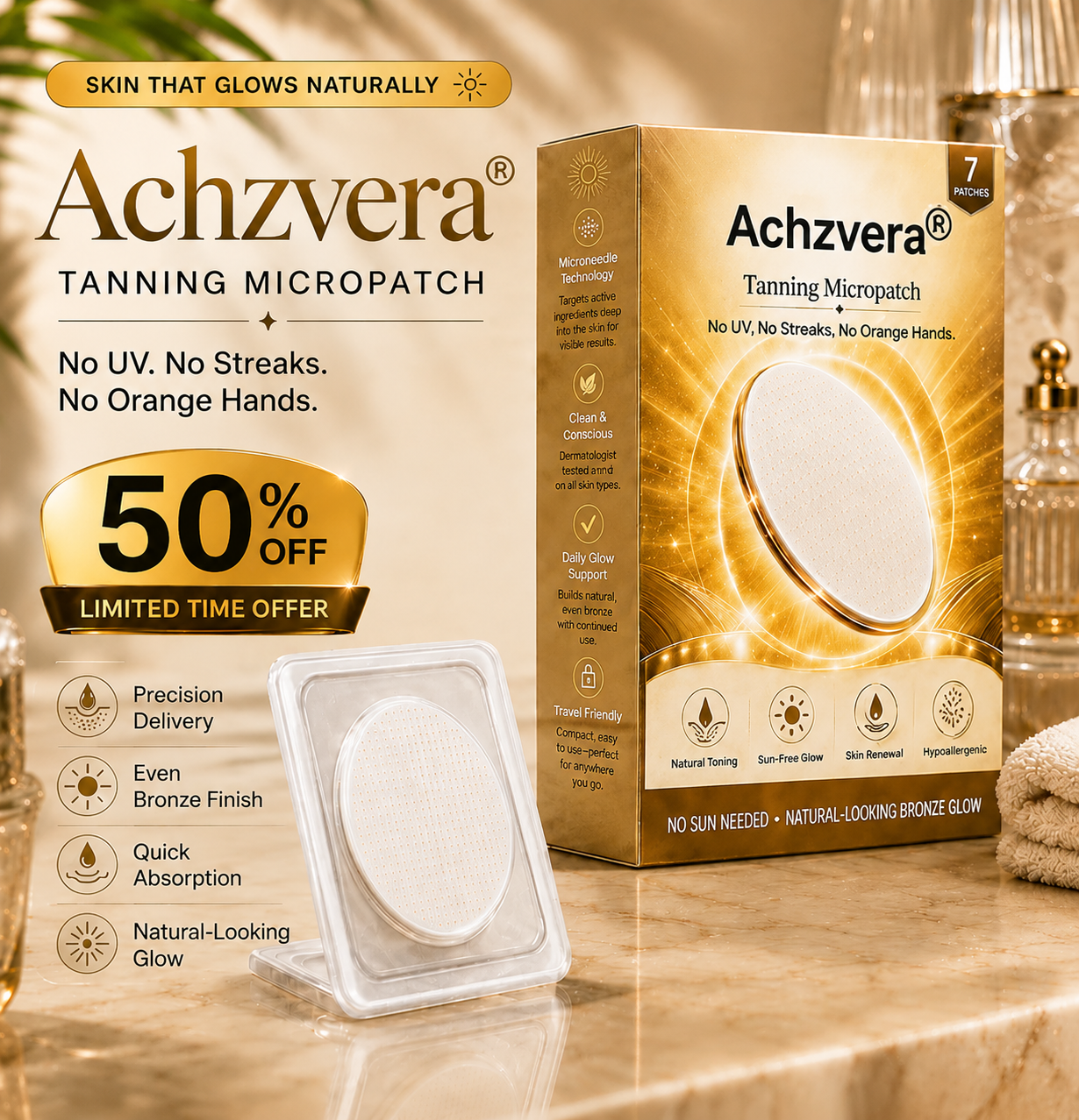Achzvera® Tanning Micropatch
