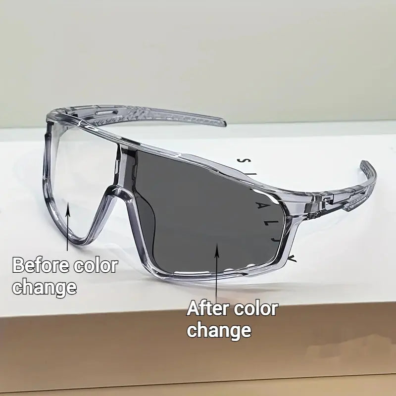 UV400 Photochromic Polarized Safety Glasses