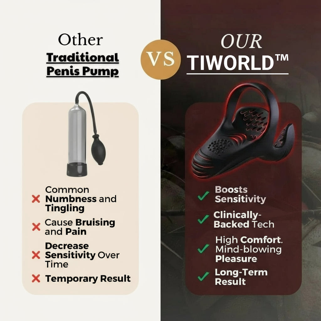 Tiworld™ VitalEngine Pro-The #1 5-in-1 at-home trainer that reverses ED &amp; PE with advanced precision
