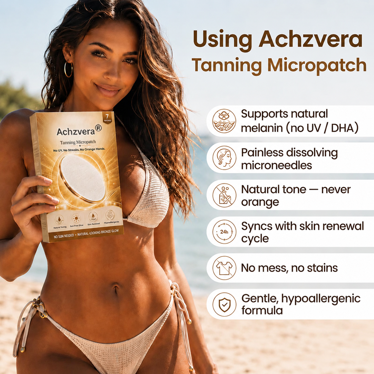 Achzvera® Tanning Micropatch