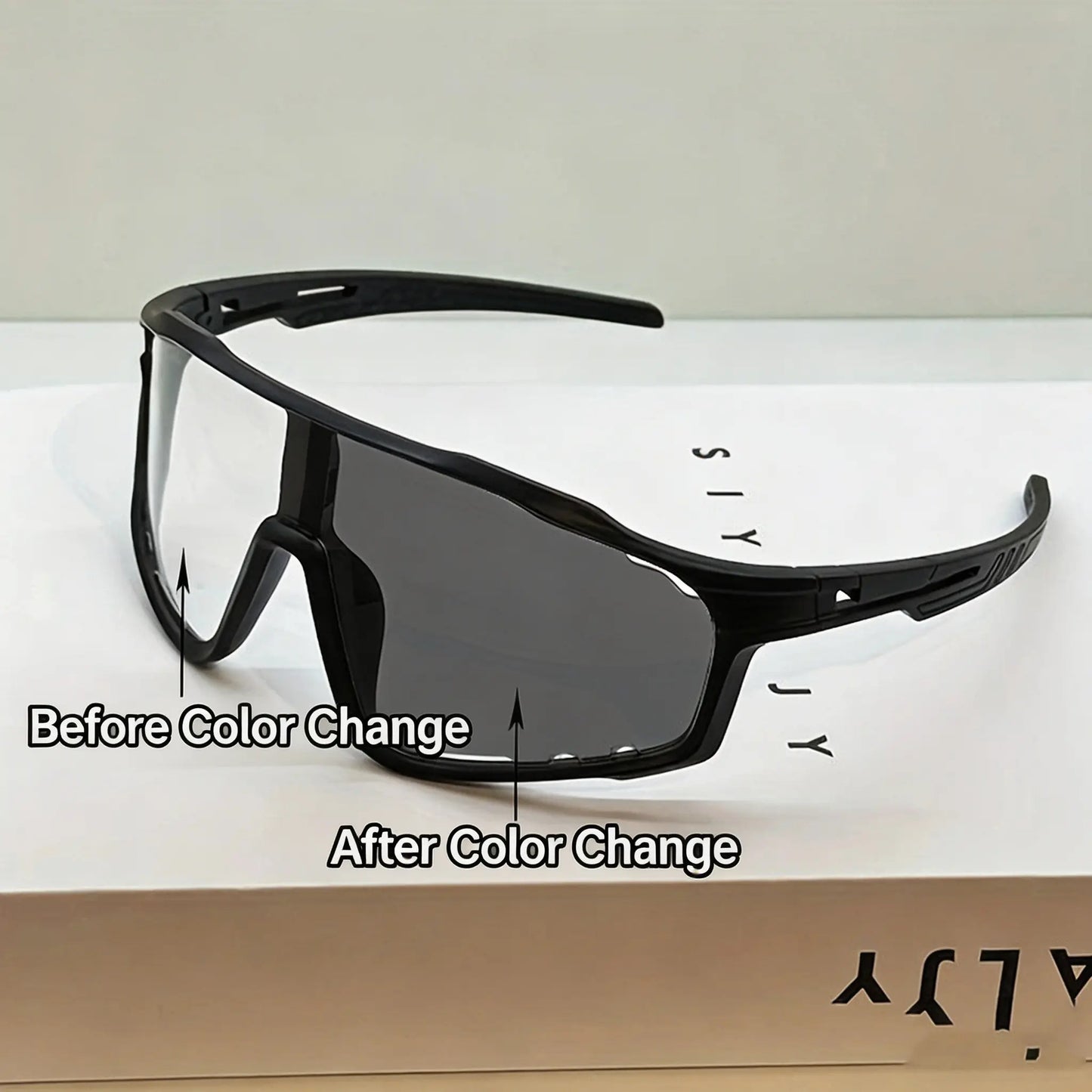 UV400 Photochromic Polarized Safety Glasses