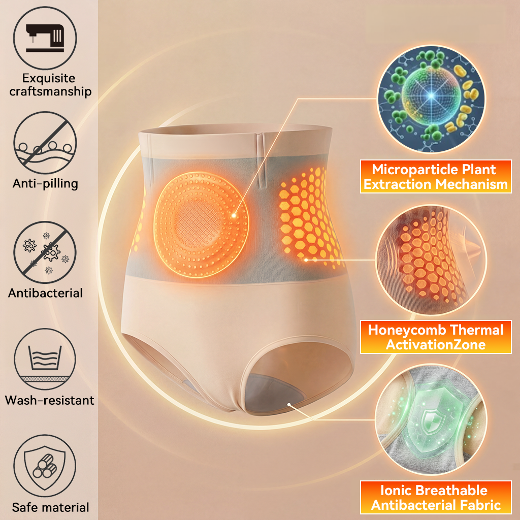 SEAGRIL® 𝐌𝐨𝐫𝐢𝐧𝐠𝐚 & 𝐁𝐞𝐫𝐛𝐞𝐫𝐢𝐧𝐞 4‑In‑1 Micro‑Particle Sculpting & Fat‑Burn Shorts