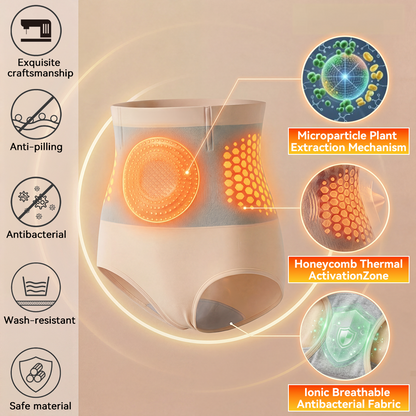 SEAGRIL® 𝐌𝐨𝐫𝐢𝐧𝐠𝐚 & 𝐁𝐞𝐫𝐛𝐞𝐫𝐢𝐧𝐞 4‑In‑1 Micro‑Particle Sculpting & Fat‑Burn Shorts