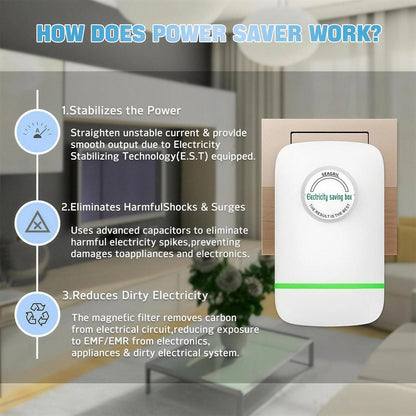 🔥Energy Saver Plug-In Power Box with US Plug 2026 Updated Design