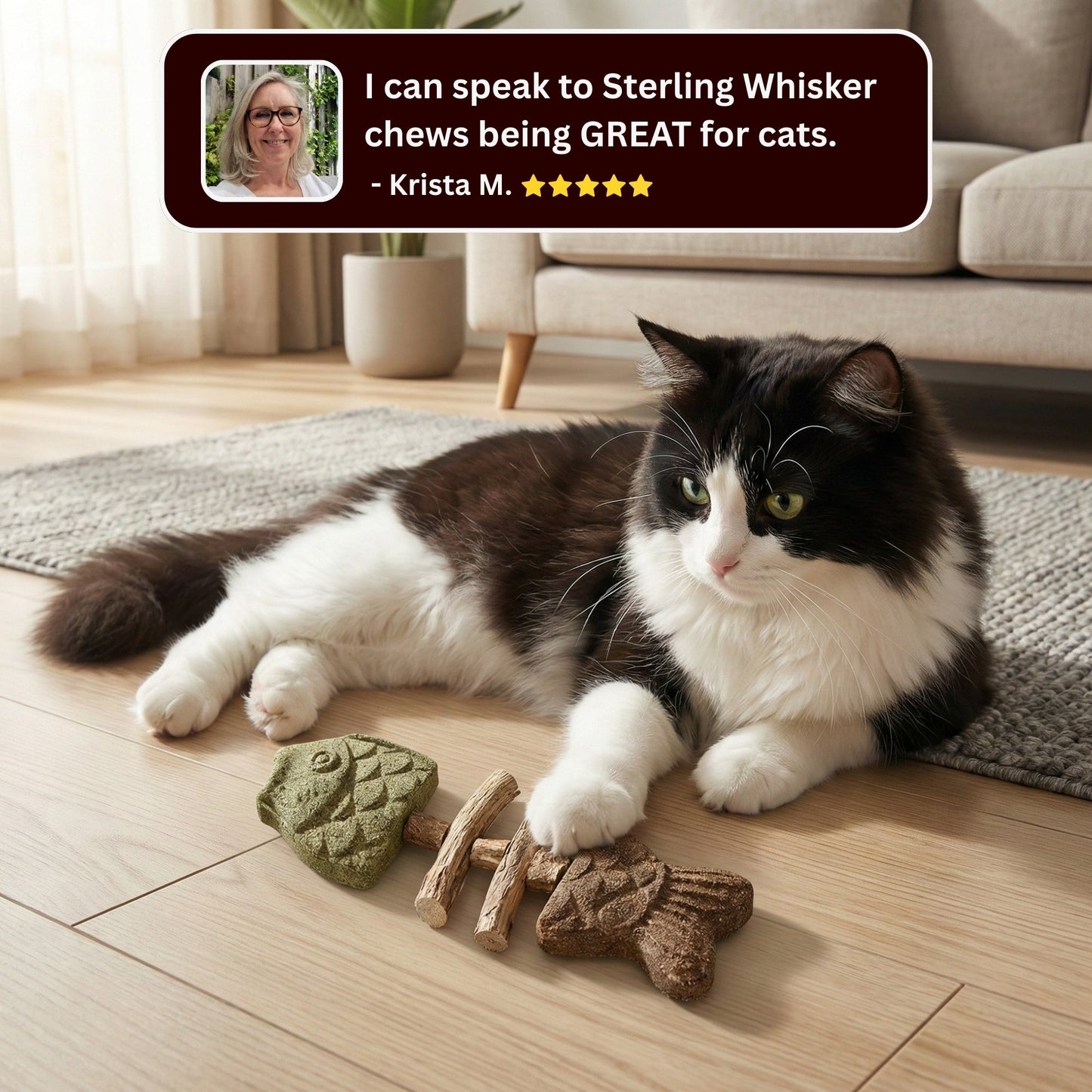 SEAGRIL® Catnip & Silvervine Chew