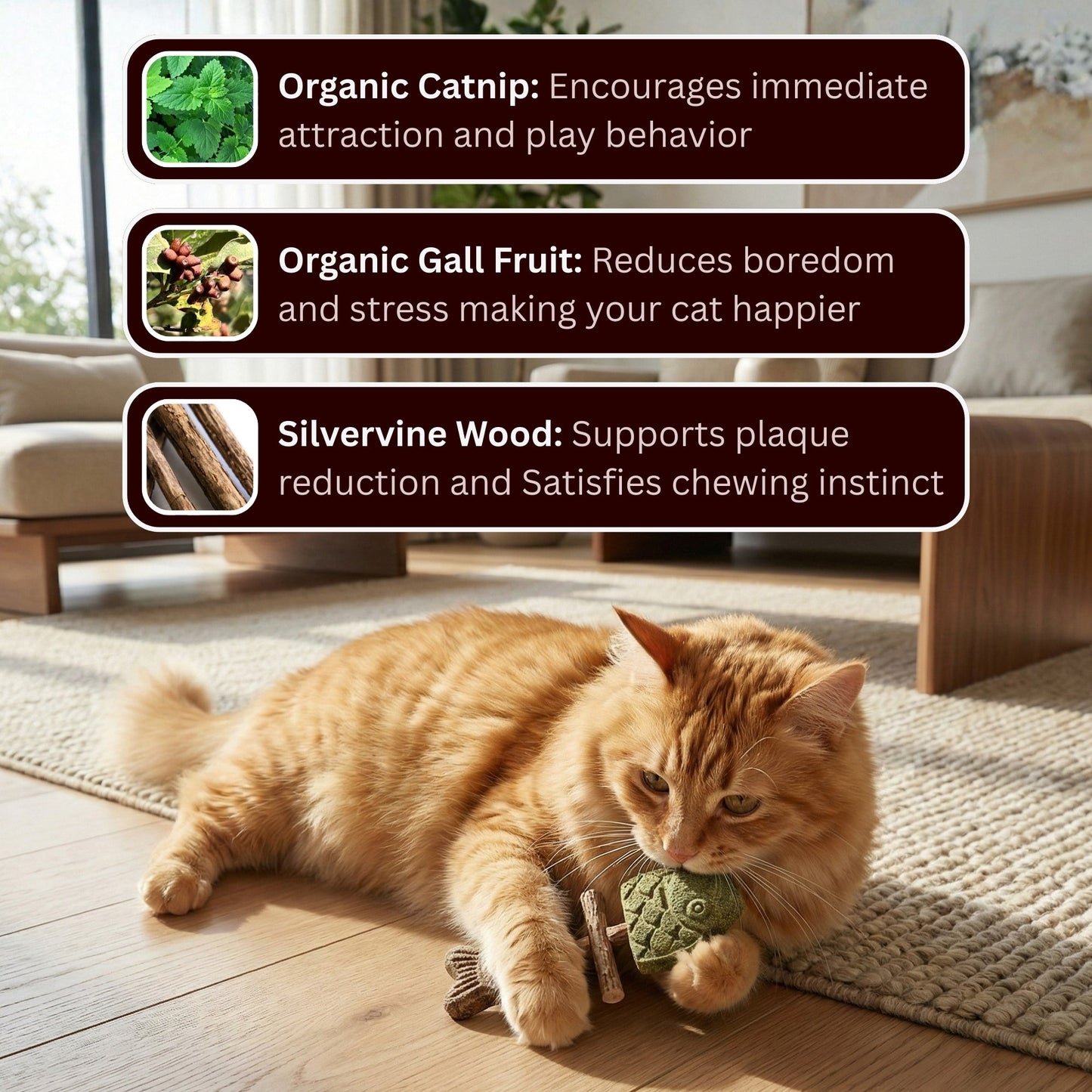 SEAGRIL® Catnip & Silvervine Chew