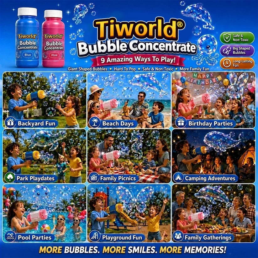 Tiworld® Bubble Concentrate —— Animal & Ocean Fantasy Theme