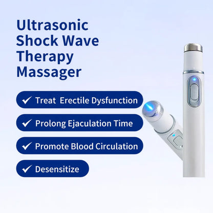 YAGOO® Advanced Acoustic Shockwave Therapy restores penile tissue health to enhance rise rigidity, stamina, and male performance confidence, relieving muscle pain, joint stiffness, tendon discomfort