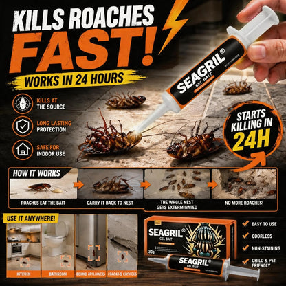 🔥Limited-Time Offer – Save 50% Today🔥SEAGRIL® Cockroach Gel Bait (New Upgraded Formula)