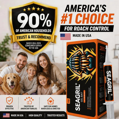 🔥Limited-Time Offer – Save 50% Today🔥SEAGRIL® Cockroach Gel Bait (New Upgraded Formula)
