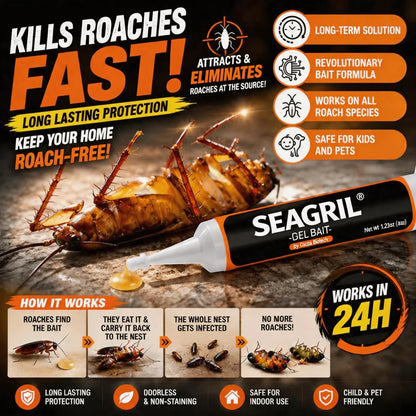 🔥Limited-Time Offer – Save 50% Today🔥SEAGRIL® Cockroach Gel Bait (New Upgraded Formula)