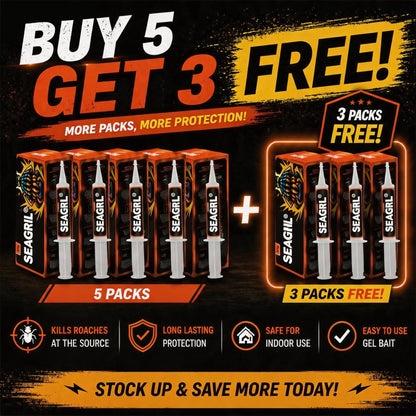 🔥Limited-Time Offer – Save 50% Today🔥SEAGRIL® Cockroach Gel Bait (New Upgraded Formula)