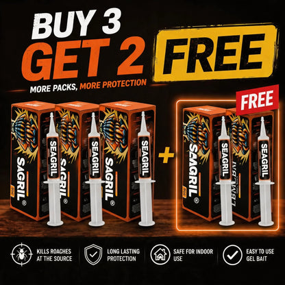 🔥Limited-Time Offer – Save 50% Today🔥SEAGRIL® Cockroach Gel Bait (New Upgraded Formula)