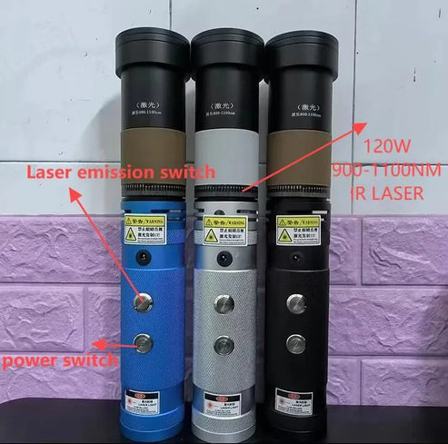 🔥2026 New Design 120W 900-1100NM Powerful IR Laser Pointer