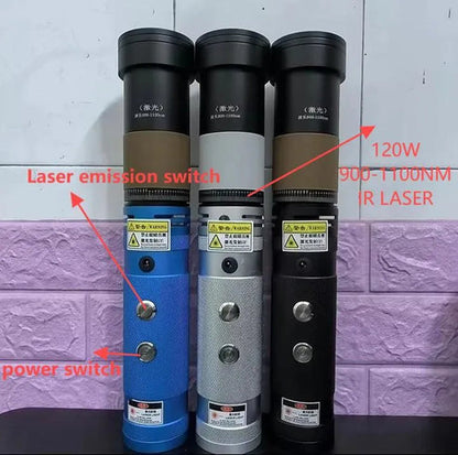 🔥2026 New Design 120W 900-1100NM Powerful IR Laser Pointer