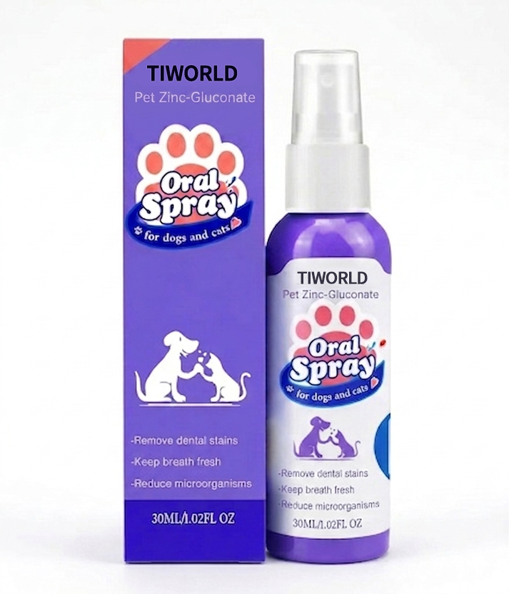🦷 Tiworld™ Pet Oral Spray | Fresher Breath, Zero Brushing
