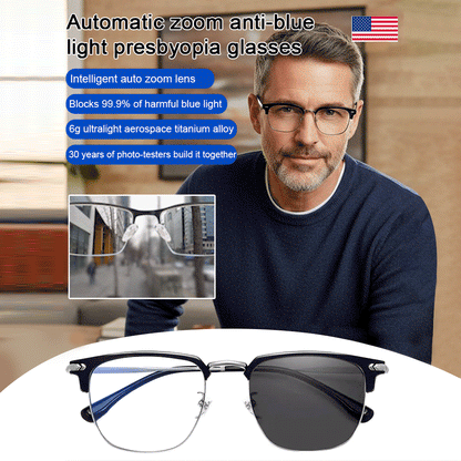 🌎Ends Today: Buy One Free One !🔥👓SEAGRIL® Ultra Light Anti Blue Presbyopic Glasses✨
