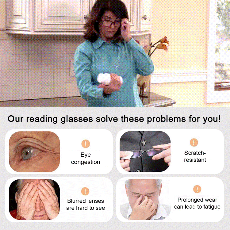 🌎Ends Today: Buy One Free One !🔥👓SEAGRIL® Ultra Light Anti Blue Presbyopic Glasses✨