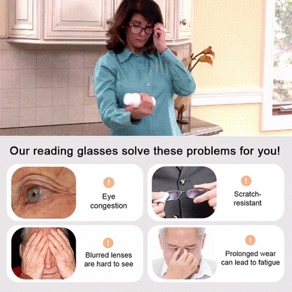 🌎Ends Today: Buy One Free One !🔥👓SEAGRIL® Ultra Light Anti Blue Presbyopic Glasses✨