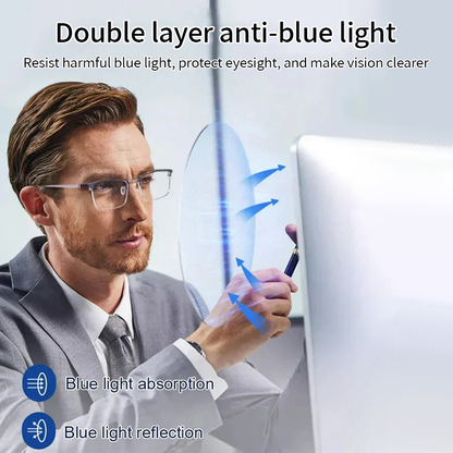 🌎Ends Today: Buy One Free One !🔥👓SEAGRIL® Ultra Light Anti Blue Presbyopic Glasses✨