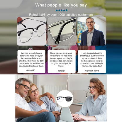 🌎Ends Today: Buy One Free One !🔥👓SEAGRIL® Ultra Light Anti Blue Presbyopic Glasses✨