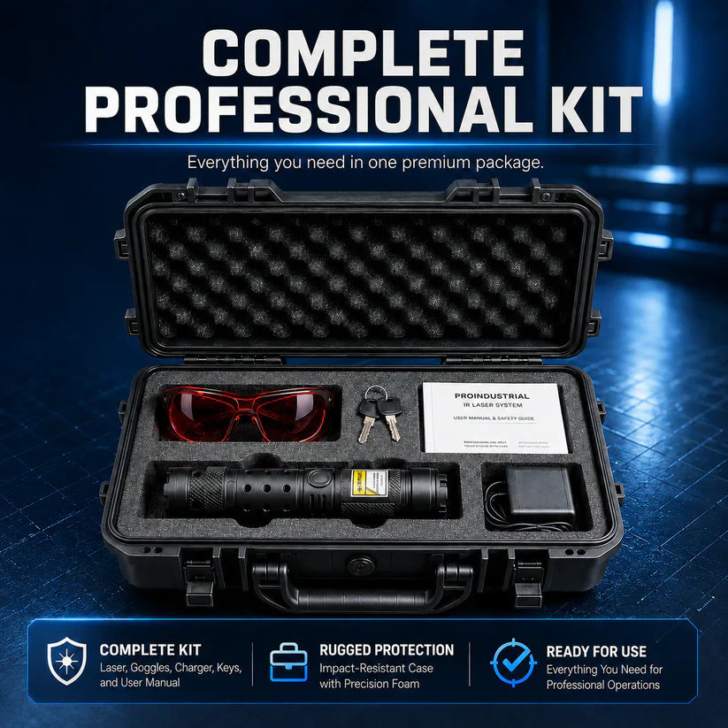 🔥2026 New Design 120W 900-1100NM Powerful IR Laser Pointer