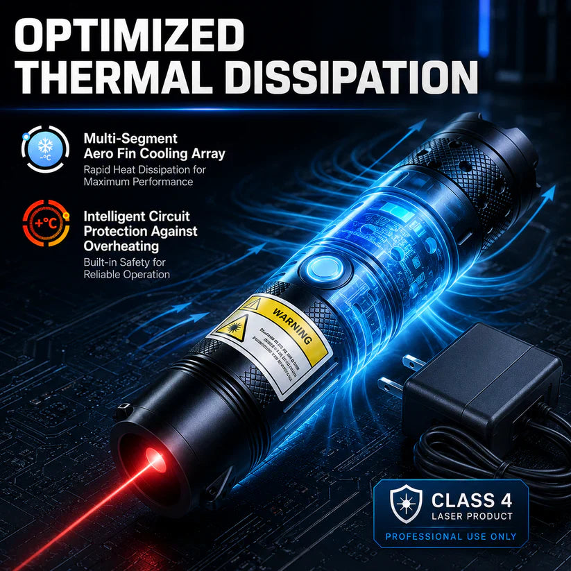🔥2026 New Design 120W 900-1100NM Powerful IR Laser Pointer