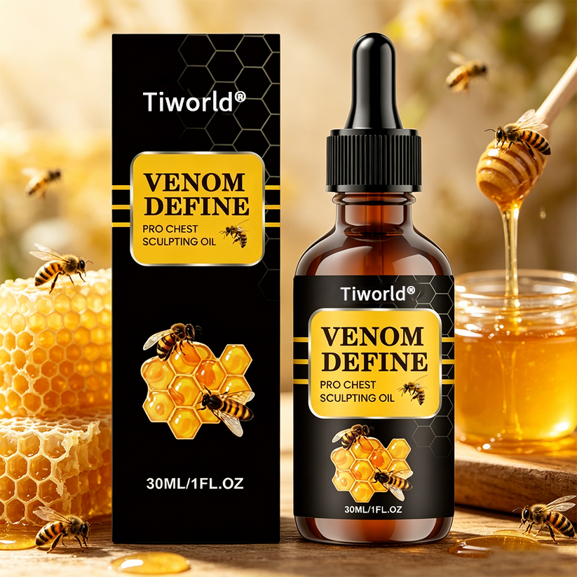 🔥 MEN’S CHEST-CONTOUR UPGRADE💪 Tiworld® VenomDefine Pro Chest Sculpting Oil 🐝 Daily Bee Venom Support for a Firmer-Looking, More Defined Chest