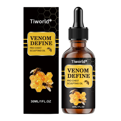 🔥 MEN’S CHEST-CONTOUR UPGRADE💪 Tiworld® VenomDefine Pro Chest Sculpting Oil 🐝 Daily Bee Venom Support for a Firmer-Looking, More Defined Chest