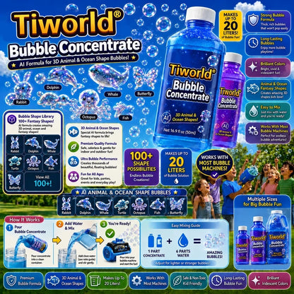 Tiworld® Bubble Concentrate —— Animal & Ocean Fantasy Theme