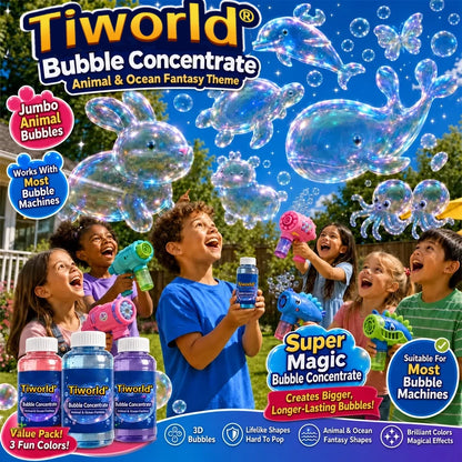 Tiworld® Bubble Concentrate —— Animal & Ocean Fantasy Theme
