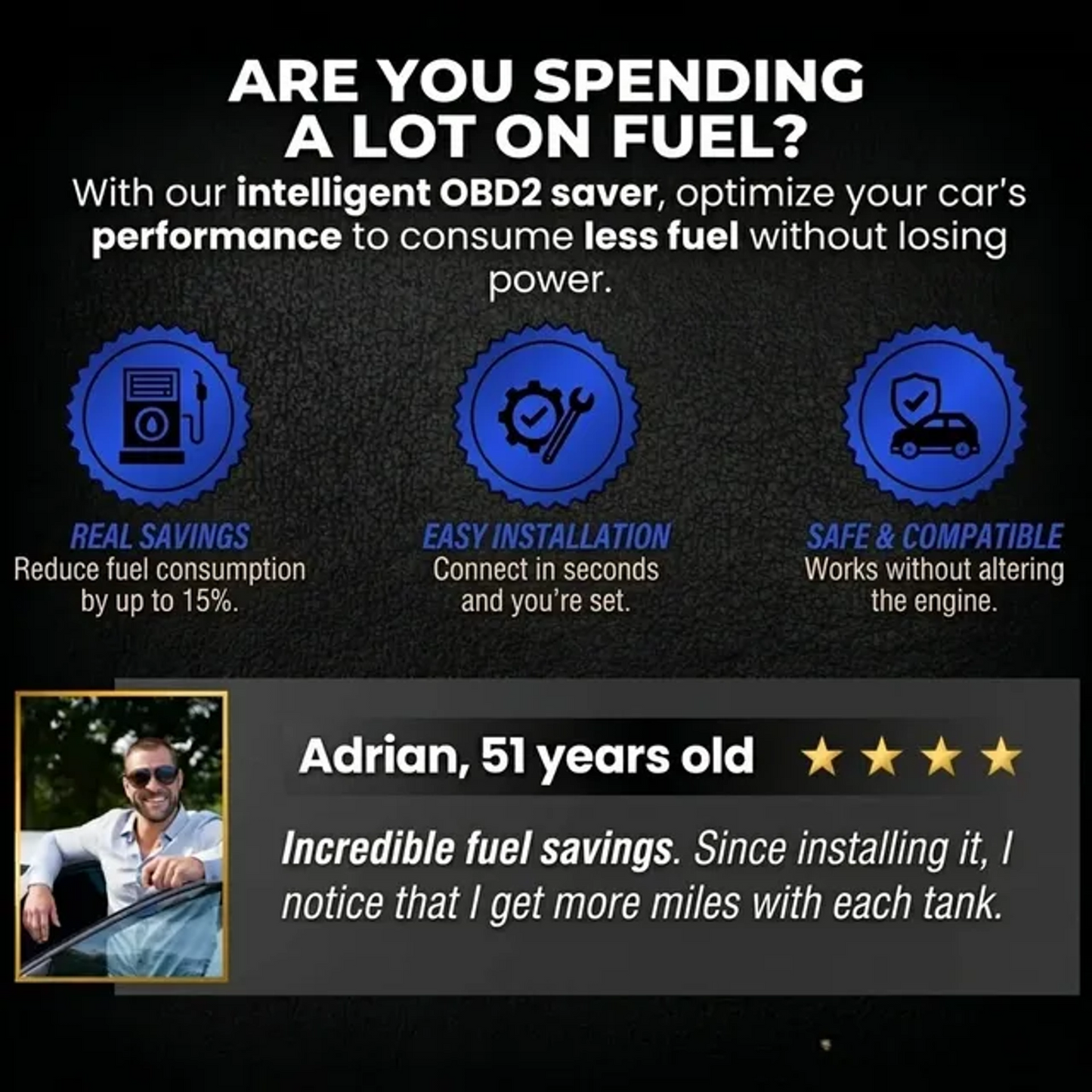 Plug-and-Play Fuel Saver: Drive Further, Improve Fuel Efficiency